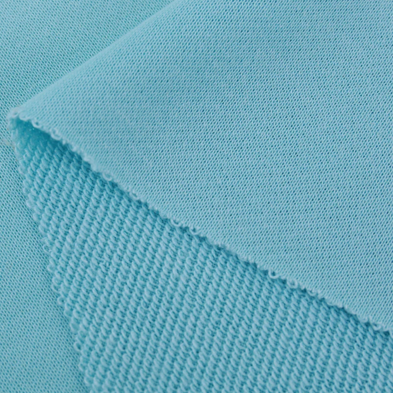 China Bamboo Fiber Terry Towelling Fabric Melange Fabric Manufacturer Direct Cotton Vinta French Terry Fabric